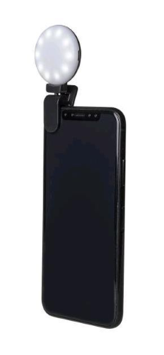 CELLY CLICKLIGHT SELFIE FLASH LIGHT LED FLASH AGGIUNTIVA UNIVERSALE PER SMARTPHONE E TABLET BLACK
